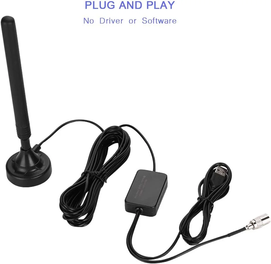 آنتن FM رادیویی USB مدل ANT-308PLUS، آنتن رادیویی FM با بهره بالا 25dB، تقویت کننده سیگنال FM برای طبقات پایین، اتصال آسان