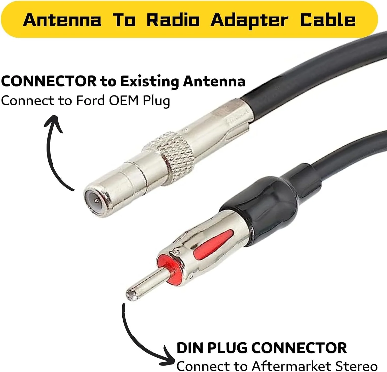 آداپتور آنتن رادیو جایگزین آنینا برای خودروهای منتخب فورد F150 Explorer Mustang Fusion Lincoln Mercury مدل 2006-2014