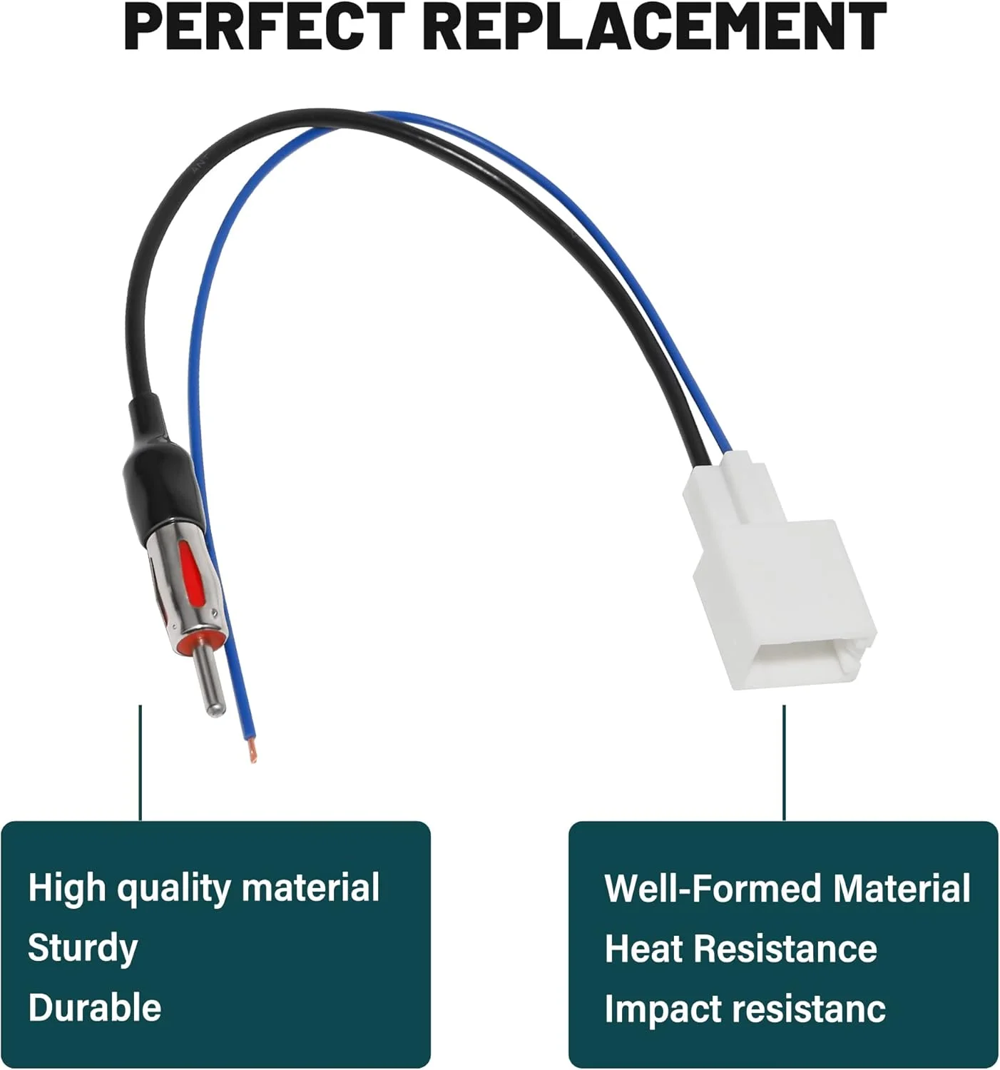 آداپتور آنتن رادیویی Anina برای رادیوهای فابریک تویوتا سوبارو سایون مدل 2010-2019 به سیم کشی افزایشی آنتن رادیویی