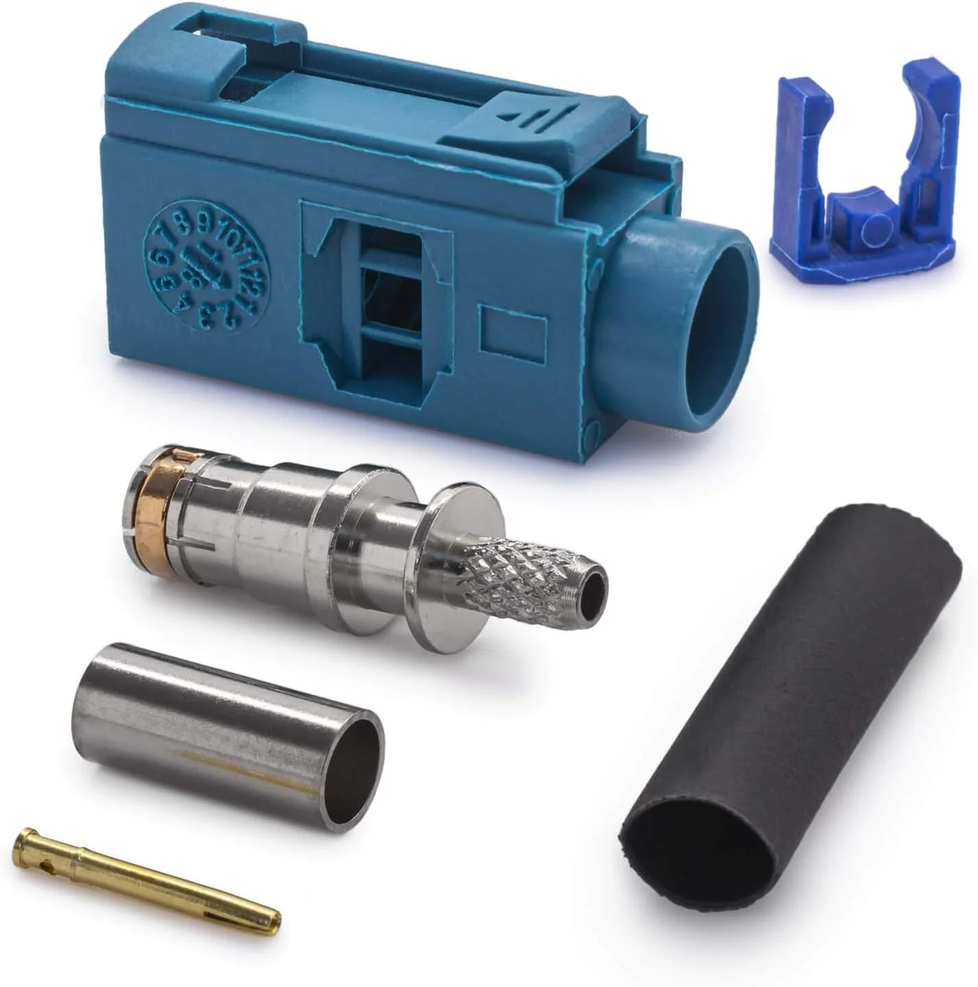 آداپتور یونیورسال فیش آنتن مادگی فاکرا RG174، کیت تعمیر لحیم کاری با کدینگ Z