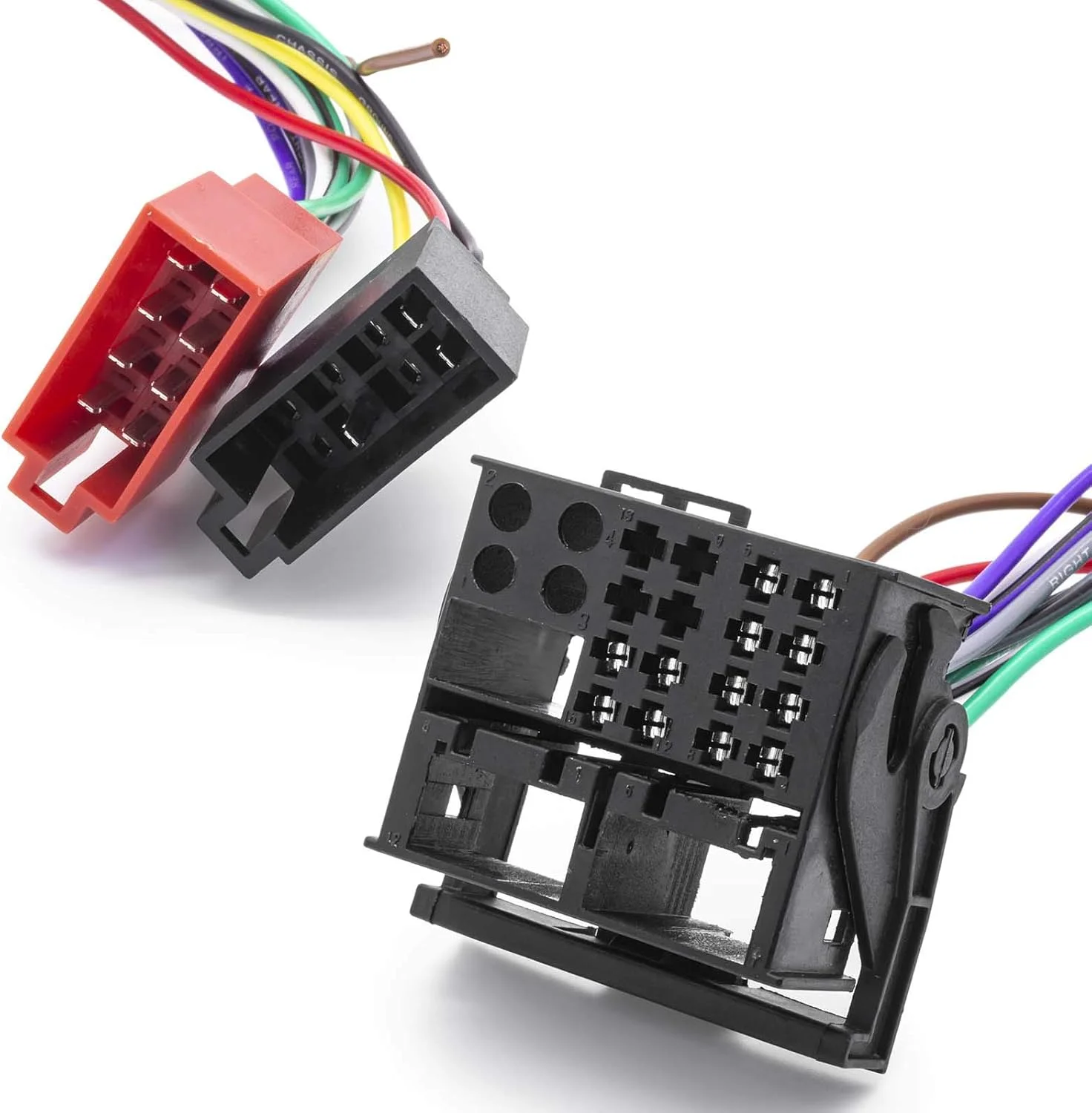 آداپتور یونیورسال آنتن رادیو، کابل ISO خودرو، دوشاخه Quadlock MOST