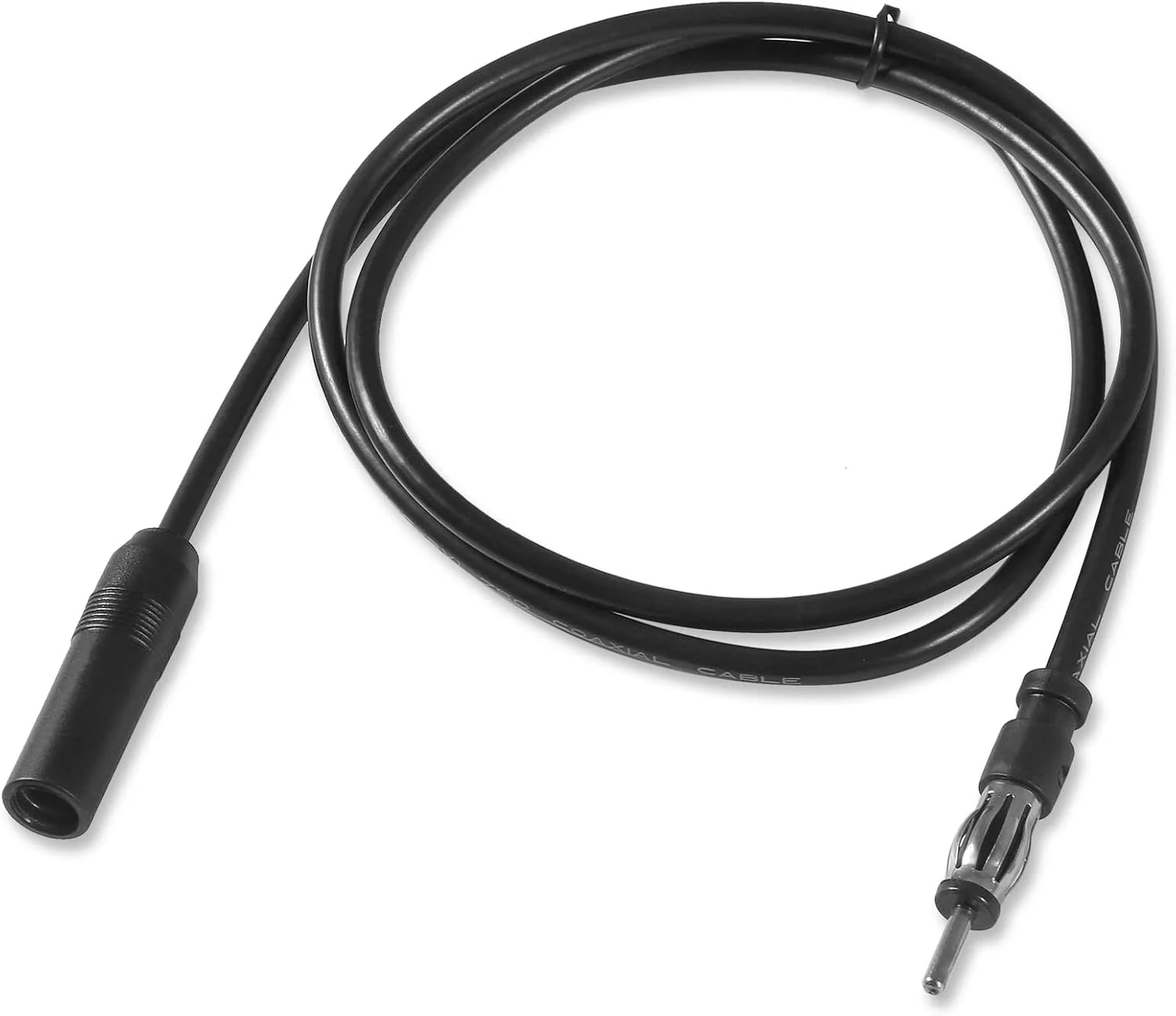 کابل افزایش طول آنتن رادیو خودرو 1 متری با کانکتور DIN نر به مادگی برای پخش کننده های استریو، CD و رسانه خودرو