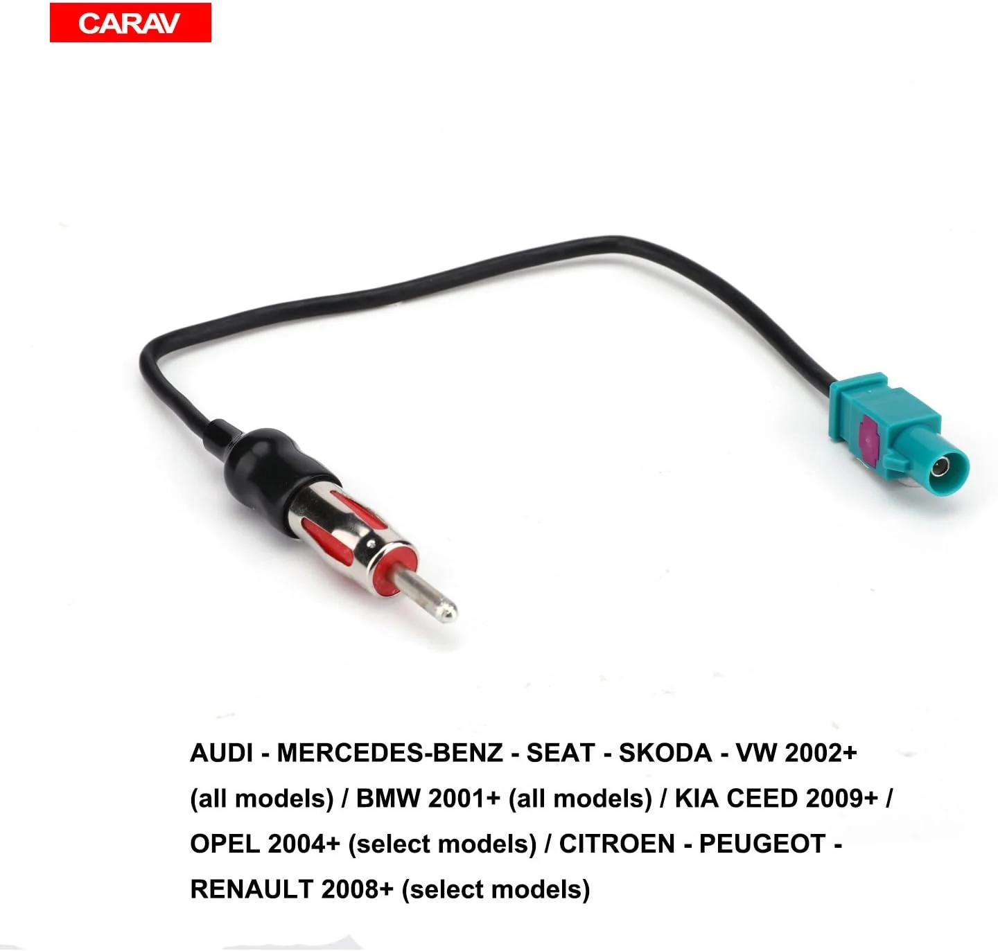 آداپتور آنتن رادیو استریو خودرو Carav 13-007، فاکرا-Z به DIN (نری)