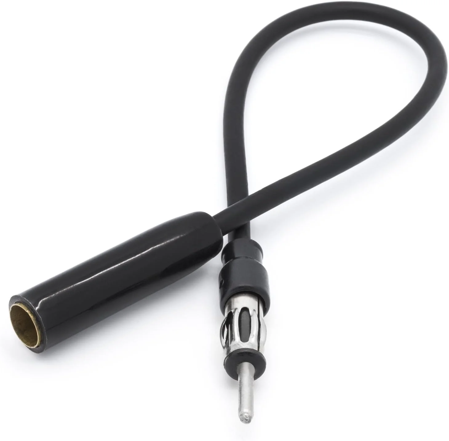 کابل افزایش طول آنتن خودرو آداپتور یونیورسال، 30 سانتی متر، مادگی DIN ISO به نری رادیو خودرو