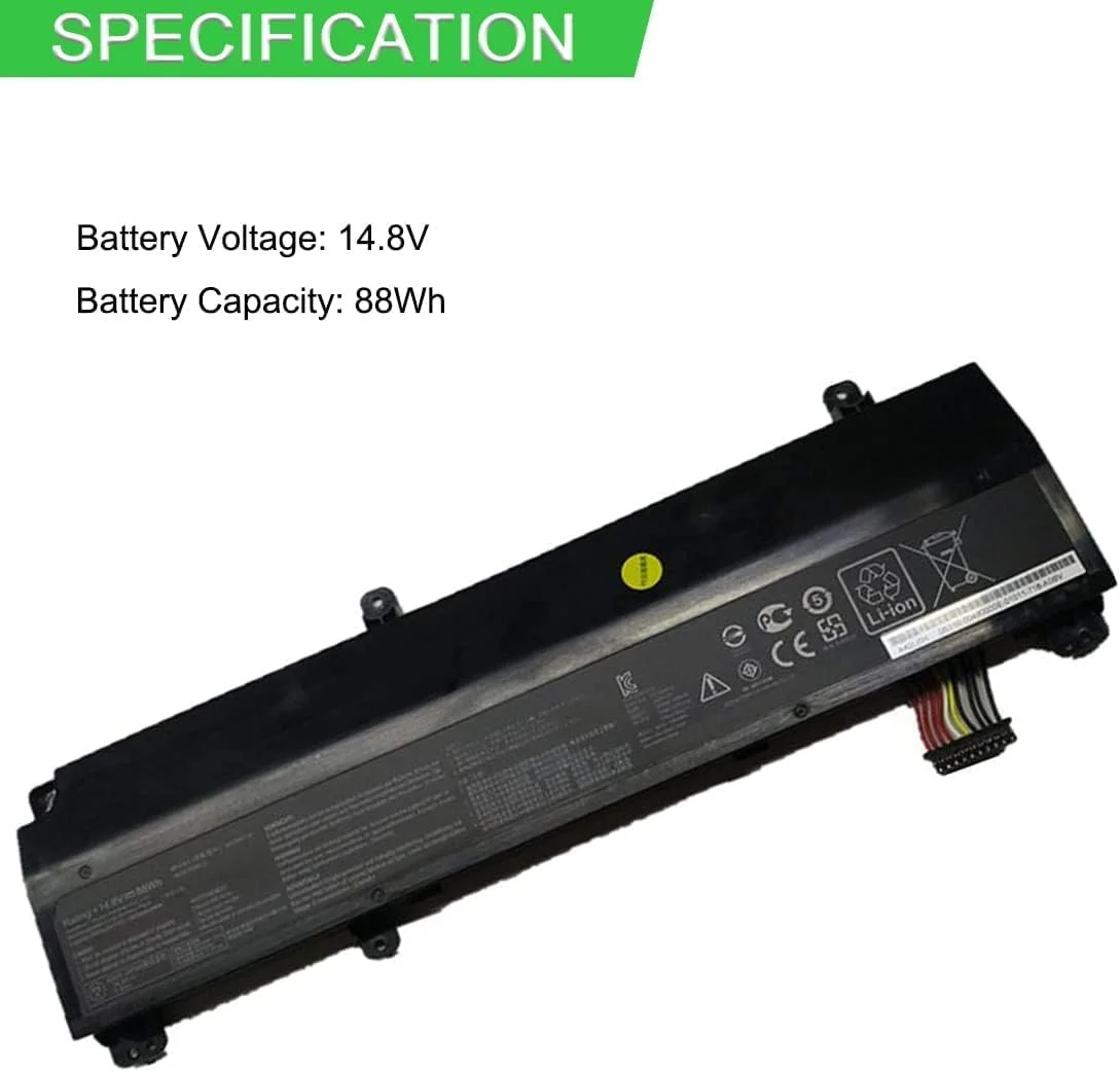 باتری لپ تاپ جایگزین 14.8V 88Wh A42N1710 برای تبلت ایسوس GL702VI-1A GL702VI A42N1710-02