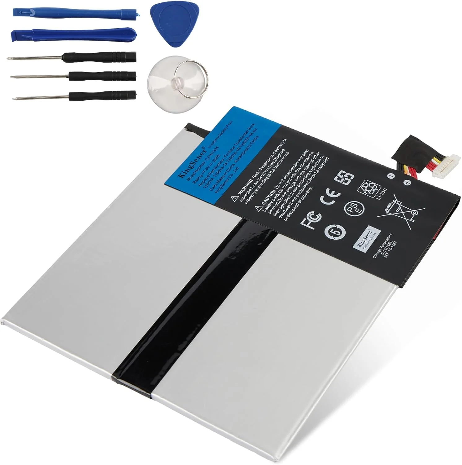 باتری لپ تاپ مدل C21N1334 جایگزین برای تبلت ایسوس ترنسفورمر بوک T200TA 1A 1K 200TA-C1-BL ولتاژ 7.6V توان 38WH باتری لپ تاپ مدل C21N1334 جایگزین برای تبلت ایسوس ترنسفورمر بوک T200TA 1A 1K 200TA-C1-BL ولتاژ 7.6V توان 38WH