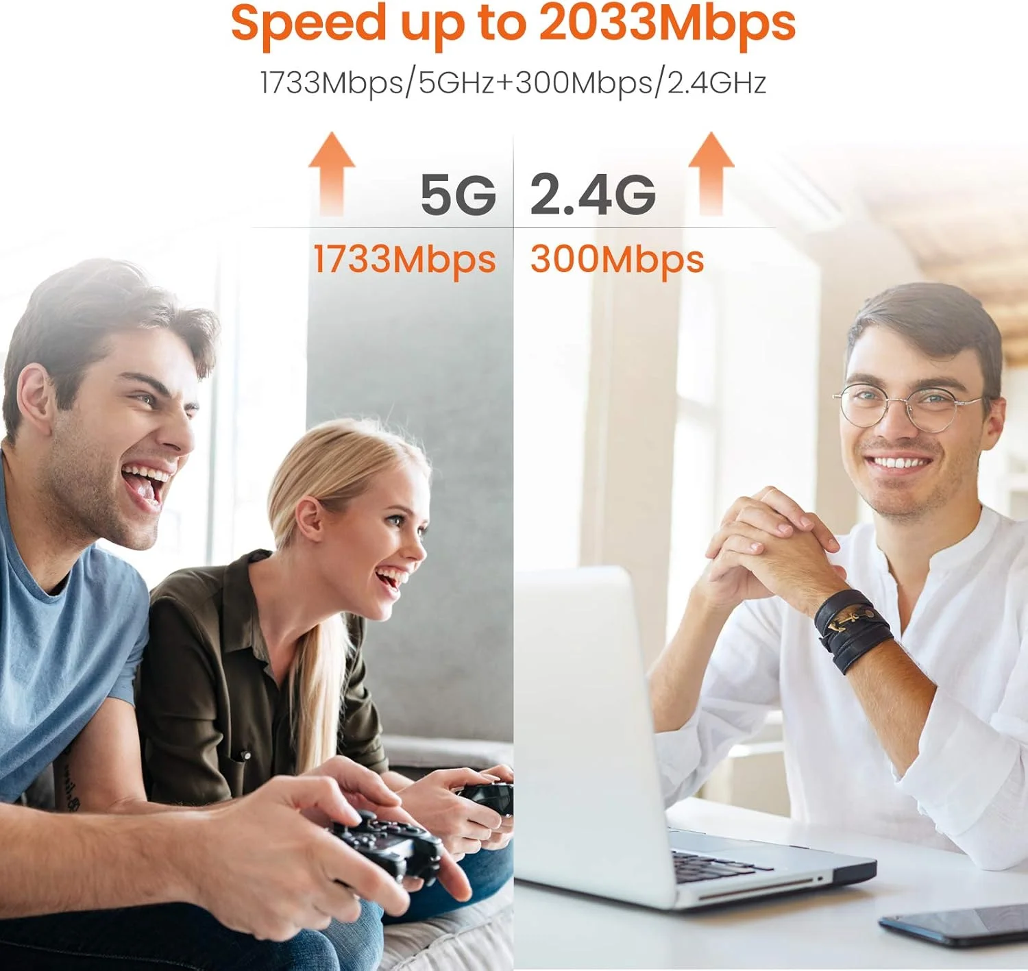 روتر کابلی بی سیم گیگابیتی دو بانده Tenda AC21 AC2100، سرعت تا 2100 مگابیت بر ثانیه، MU-MIMO، 5 پورت گیگابیتی LAN، راه اندازی آسان، پشتیبانی از شبکه مهمان، کنترل والدین، فیلتر مشتری، IPv6 روتر کابلی بی سیم گیگابیتی دو بانده Tenda AC21 AC2100، سرعت تا 2100 مگابیت بر ثانیه، MU-MIMO، 5 پورت گیگابیتی LAN، راه اندازی آسان، پشتیبانی از شبکه مهمان، کنترل والدین، فیلتر مشتری، IPv6