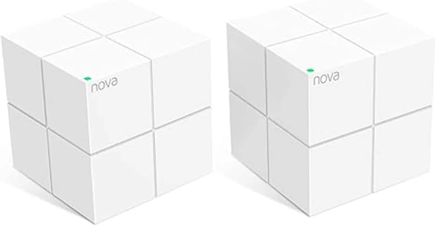 سیستم وای فای مش تندا نوا MW6 دو بانده (2.4 گیگاهرتز / 5 گیگاهرتز) Wi-Fi 5 (802.11ac) سفید 2 عددی