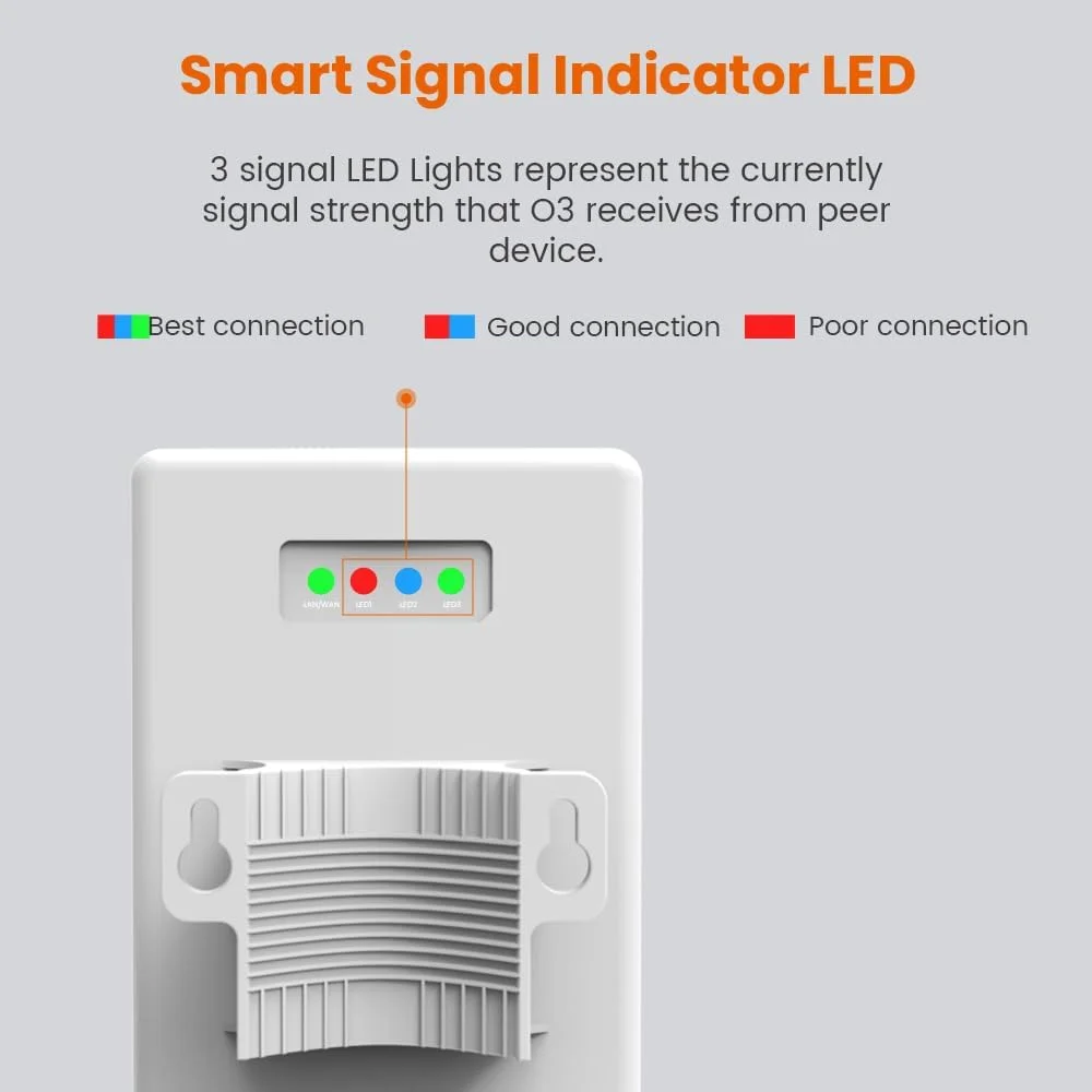CPE بیرونی Tenda O3 با برد 5 کیلومتر CPE بیرونی Tenda O3 با برد 5 کیلومتر