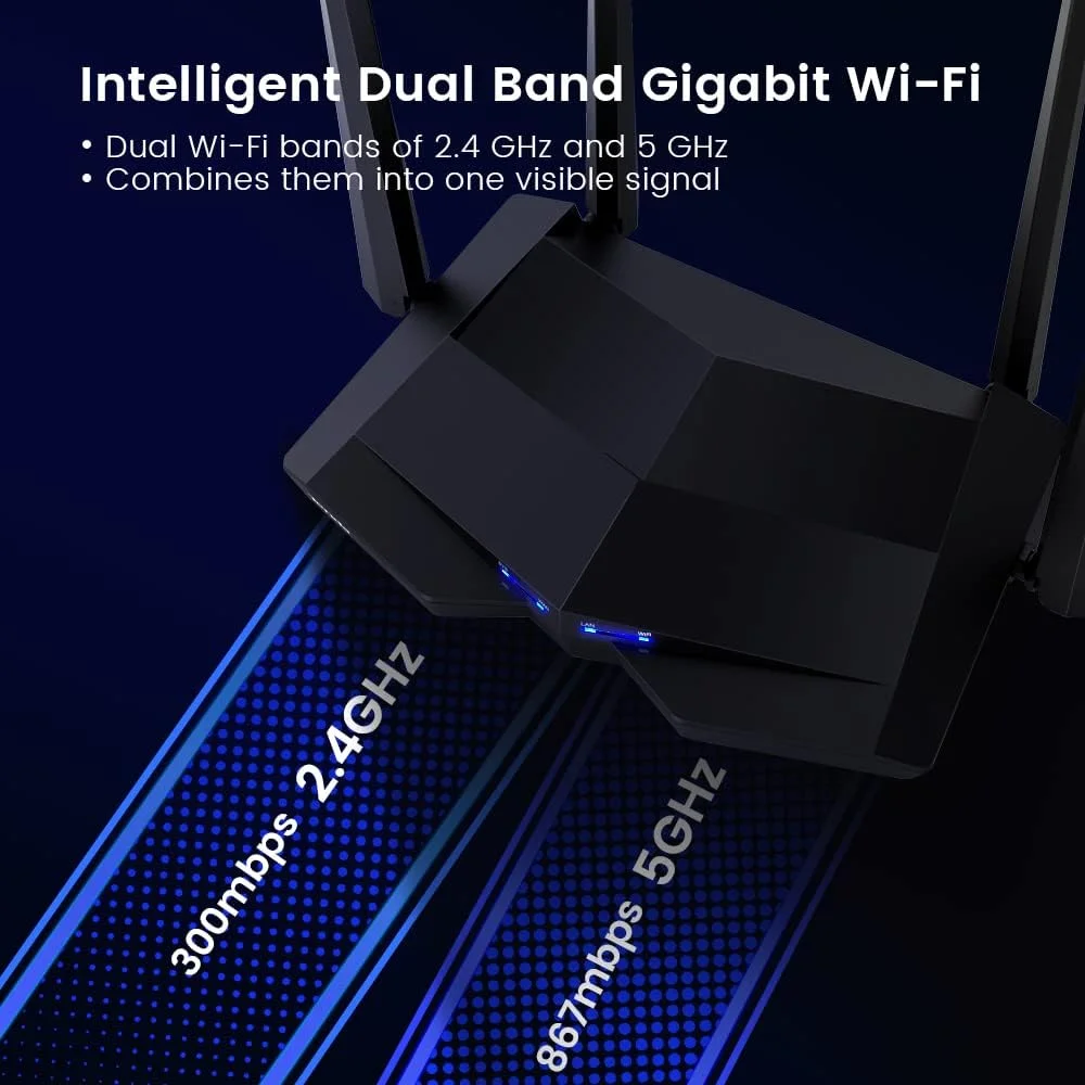 مودم روتر وای فای دو بانده AC1200 تندا - 2.4GHz/5GHz گیگابیتی، پورت های WAN/LAN با سرعت 1000Mbps، دارای 4 آنتن خارجی 6dBi، وای فای هوشمند برای پوشش دهی گسترده، کنترل والدین، AC10 مودم روتر وای فای دو بانده AC1200 تندا - 2.4GHz/5GHz گیگابیتی، پورت های WAN/LAN با سرعت 1000Mbps، دارای 4 آنتن خارجی 6dBi، وای فای هوشمند برای پوشش دهی گسترده، کنترل والدین، AC10