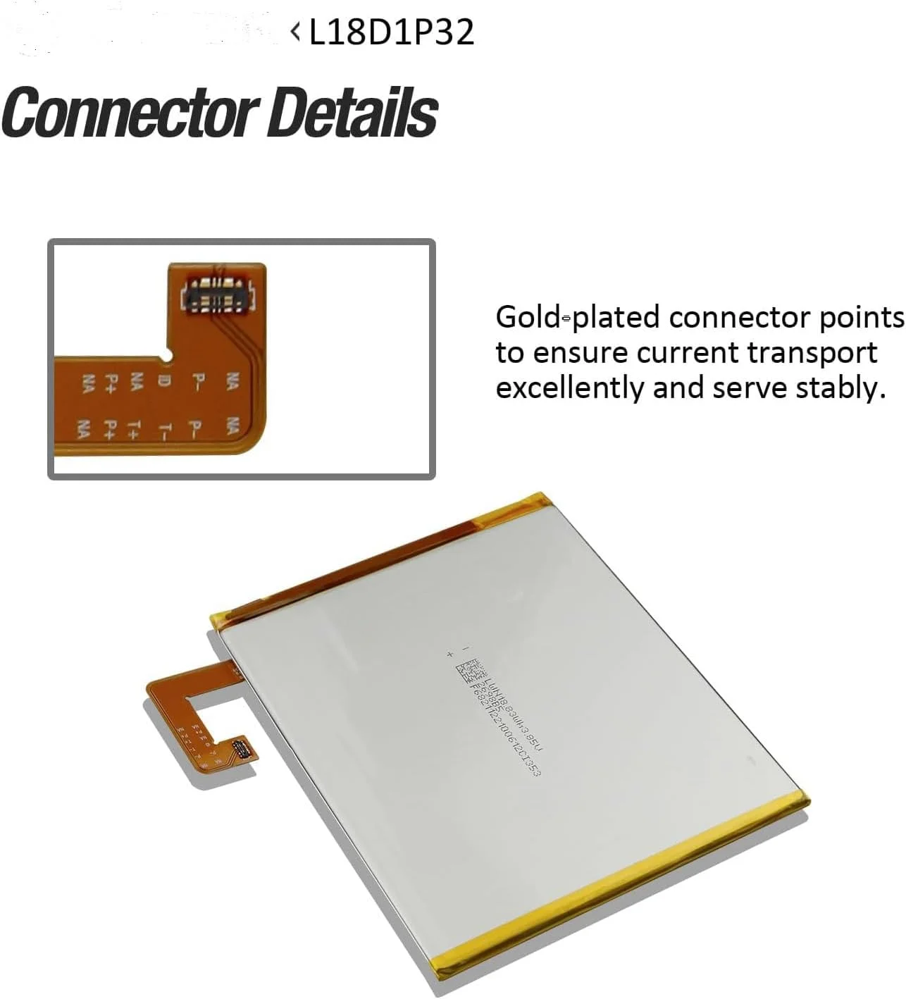 باتری L18D1P32 سازگار با تبلت هوشمند لنوو تب M10 HD TB-X505F TB-X505L TB-X605LC TB-X505X TB-X605F TB-X605FC TB-X605L TB-X605M TB-X605C باتری لیتیوم پلیمری یکپارچه به همراه ابزار