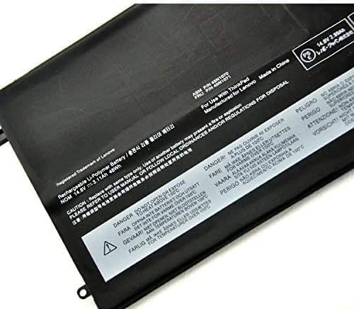 باتری لیتیوم پلیمری لپ تاپ 14.8 ولت 3.11 آمپر ساعت 46 وات ساعت 45N1070 45N1071 مناسب برای تبلت سری Lenovo ThinkPad X1 Carbon مدل های 3444-54U 3444-53U