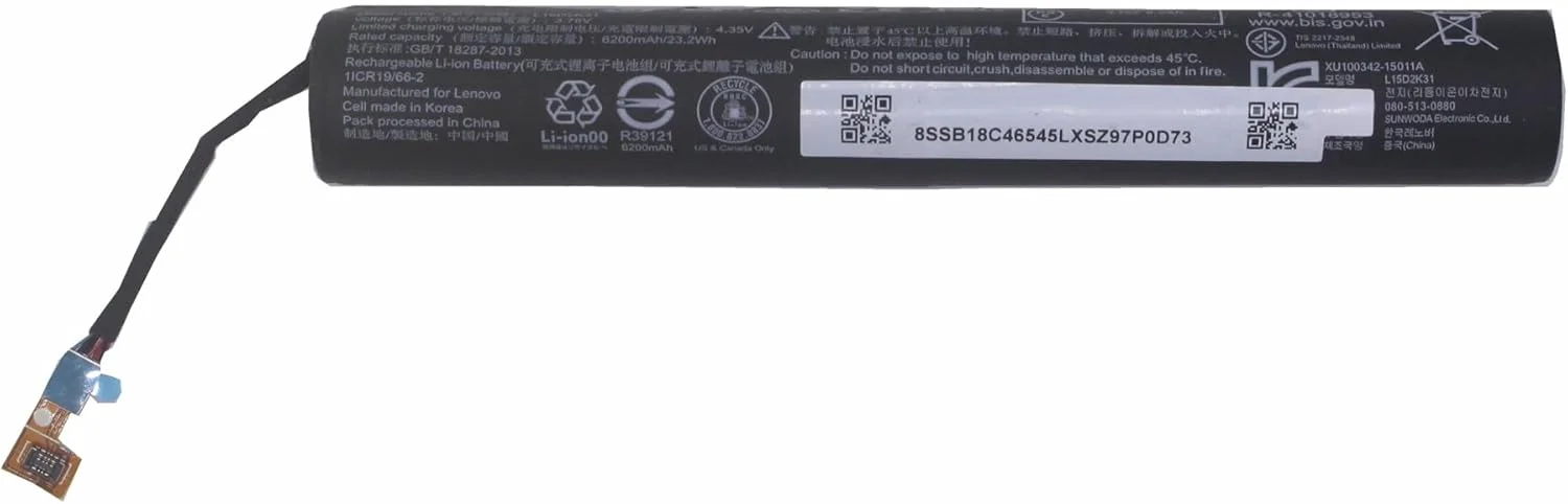 باتری جایگزین تبلت مدل L15D2K31 L15C2K31 با ظرفیت 6200mAh مناسب برای تبلت های Lenovo Yoga 3-850M Yt3-850F YT3-850 YT3-850M YT3-850L