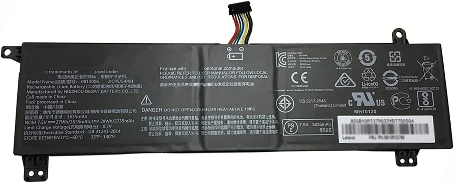 باتری تبلت جایگزین 3.85 ولت 27 وات 7000 میلی آمپر ساعت L16D2P31 برای سری تبلت های Lenovo Tab 4 10/10 Plus باتری تبلت جایگزین 3.85 ولت 27 وات 7000 میلی آمپر ساعت L16D2P31 برای سری تبلت های Lenovo Tab 4 10/10 Plus