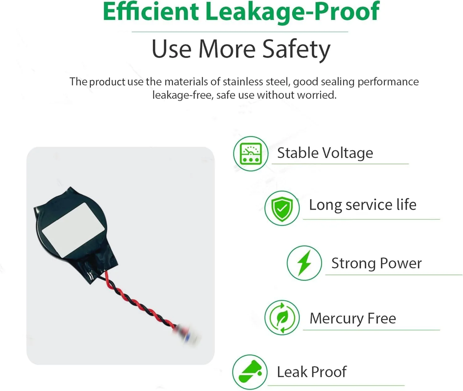 باتری CMOS مدل ML1220 جایگزین برای Dell XPS 15 9550 9560 9570/13 7390 9305 9343 9350 9360 9365 9370 9380 Precision 5510 5520 5530 GC020027R00 به همراه کابل 2 سیم و کانکتور باتری CMOS مدل ML1220 جایگزین برای Dell XPS 15 9550 9560 9570/13 7390 9305 9343 9350 9360 9365 9370 9380 Precision 5510 5520 5530 GC020027R00 به همراه کابل 2 سیم و کانکتور