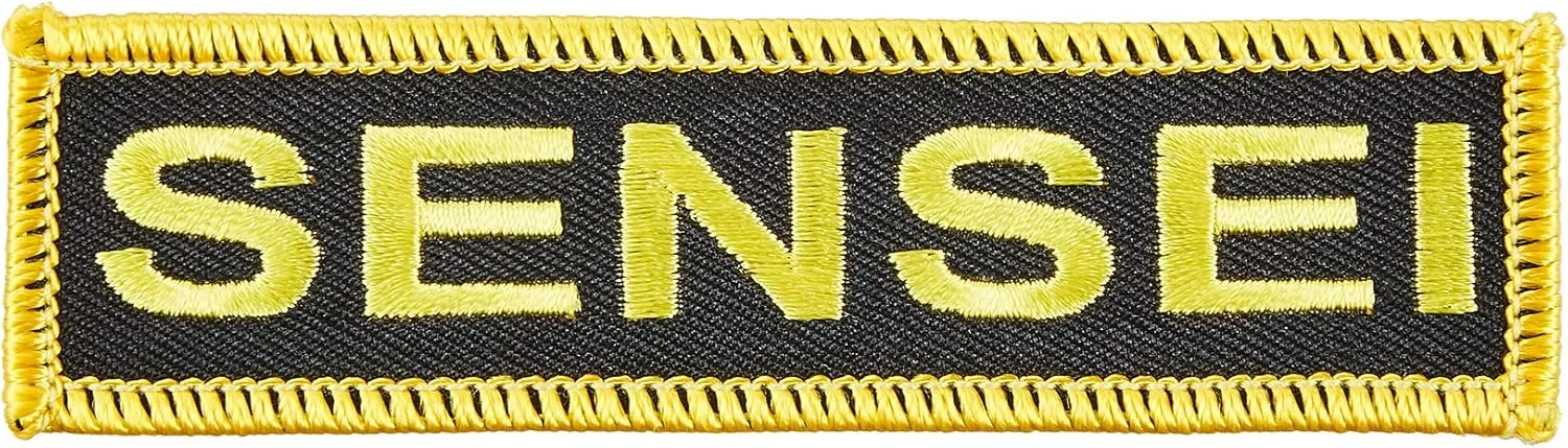 نشان گلدوزی شده هنرهای رزمی Playwell - پچ Sensei شماره ۲۱