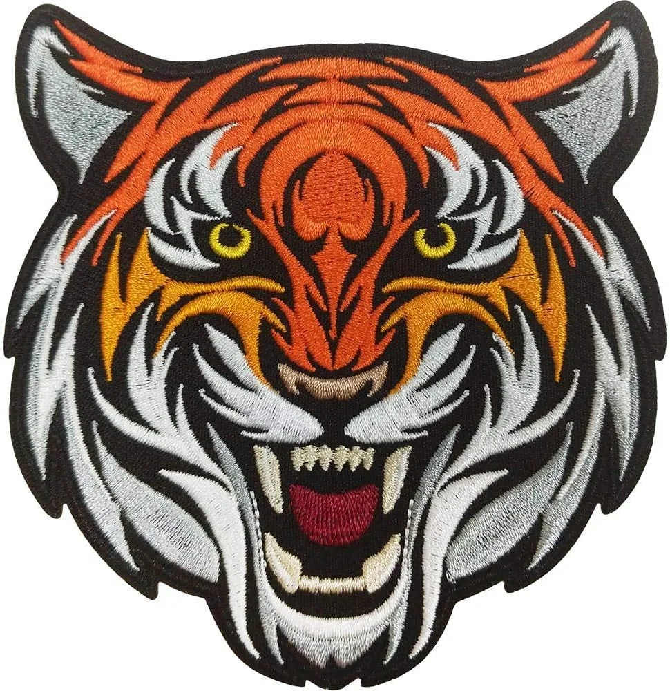 نشان گلدوزی هنرهای رزمی Playwell - تکه صورت ببر