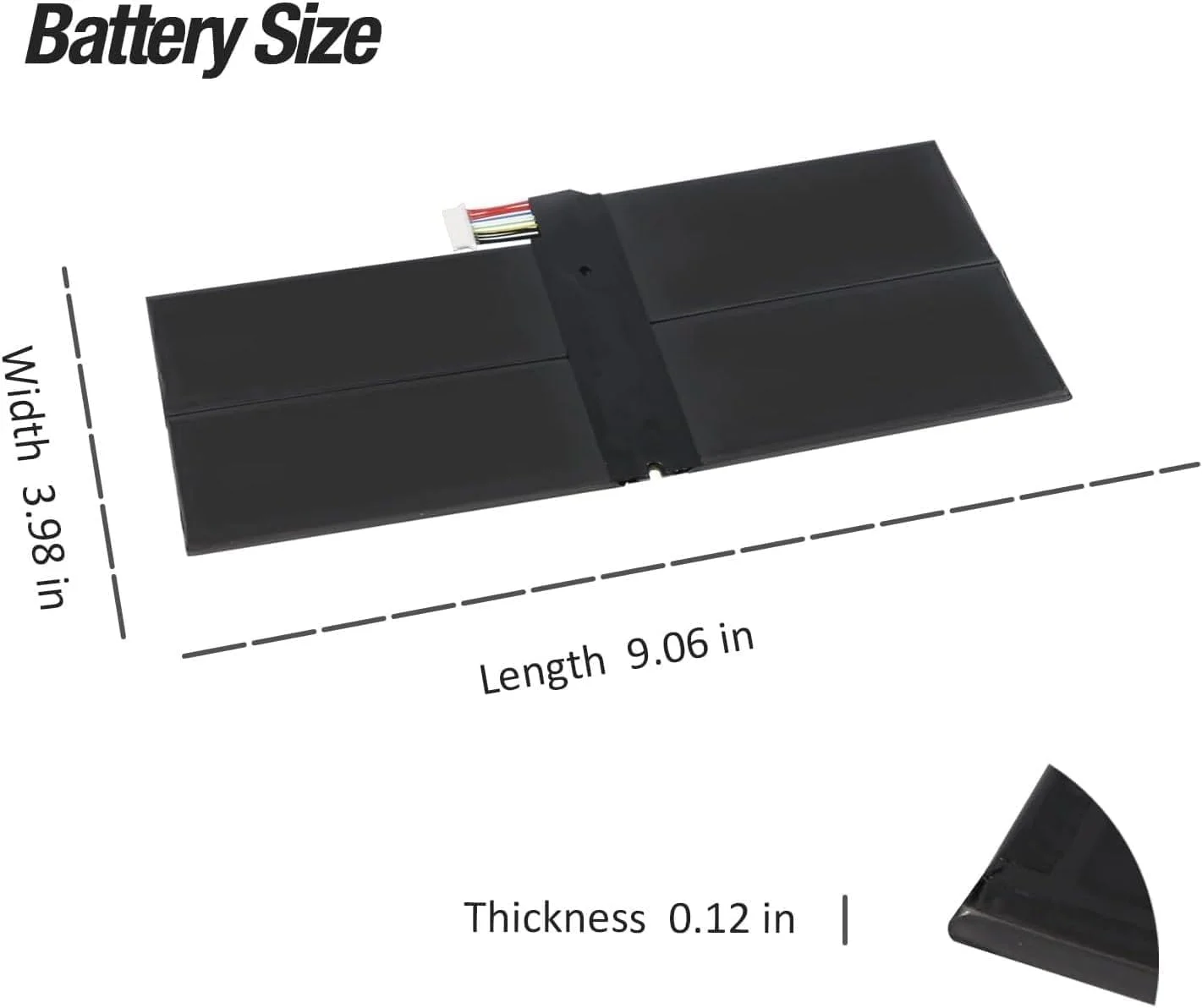 باطری لپ تاپ جدید G3HTA061H DYNM03 برای Microsoft Surface Pro 7 (مدل 1866، 2019) صفحه لمسی 12.3 اینچی 2 در 1، تبلت جداشدنی PVR-00016 VDV-00015 VDV-00001 VDV-00006 43.2Wh 5702mAh به همراه ابزار
