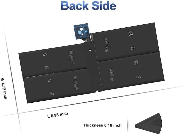 باتری جایگزین لپ تاپ G3HTA038H سازگار با تبلت های سری Micr.osoft Surface Pro 5 1796 Book مدل DYNM02 2(1ICP4/52/108+1ICP4/45/114)-2 با توان 44.1WH و ولتاژ 7.57V و ظرفیت 5825mAh باتری جایگزین لپ تاپ G3HTA038H سازگار با تبلت های سری Micr.osoft Surface Pro 5 1796 Book مدل DYNM02 2(1ICP4/52/108+1ICP4/45/114)-2 با توان 44.1WH و ولتاژ 7.57V و ظرفیت 5825mAh