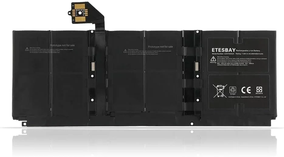 باتری تبلت جایگزین ETESBAY G3HTA052H DYNT02 برای Microsoft Surface Laptop 3 Gen 13.5 اینچی مدل های 1867 و 1868 با ابزار 6041mAh 45.8Wh