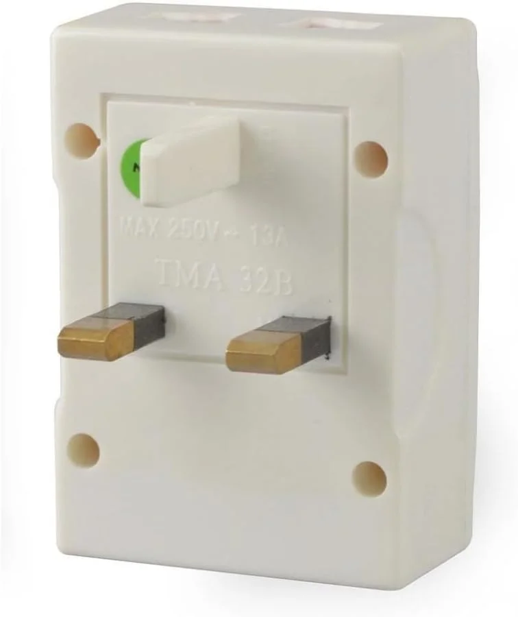 آداپتور برق جهانی، مبدل دوشاخه مسافرتی بین المللی همه کاره برای ایالات متحده آمریکا، اتحادیه اروپا، انگلستان، فرانسه، ایتالیا، استرالیا، امارات متحده عربی - دوشاخه شارژر دیواری قابل حمل - آداپتور ترمیناتور جهانی 13 آمپر 3 طرفه