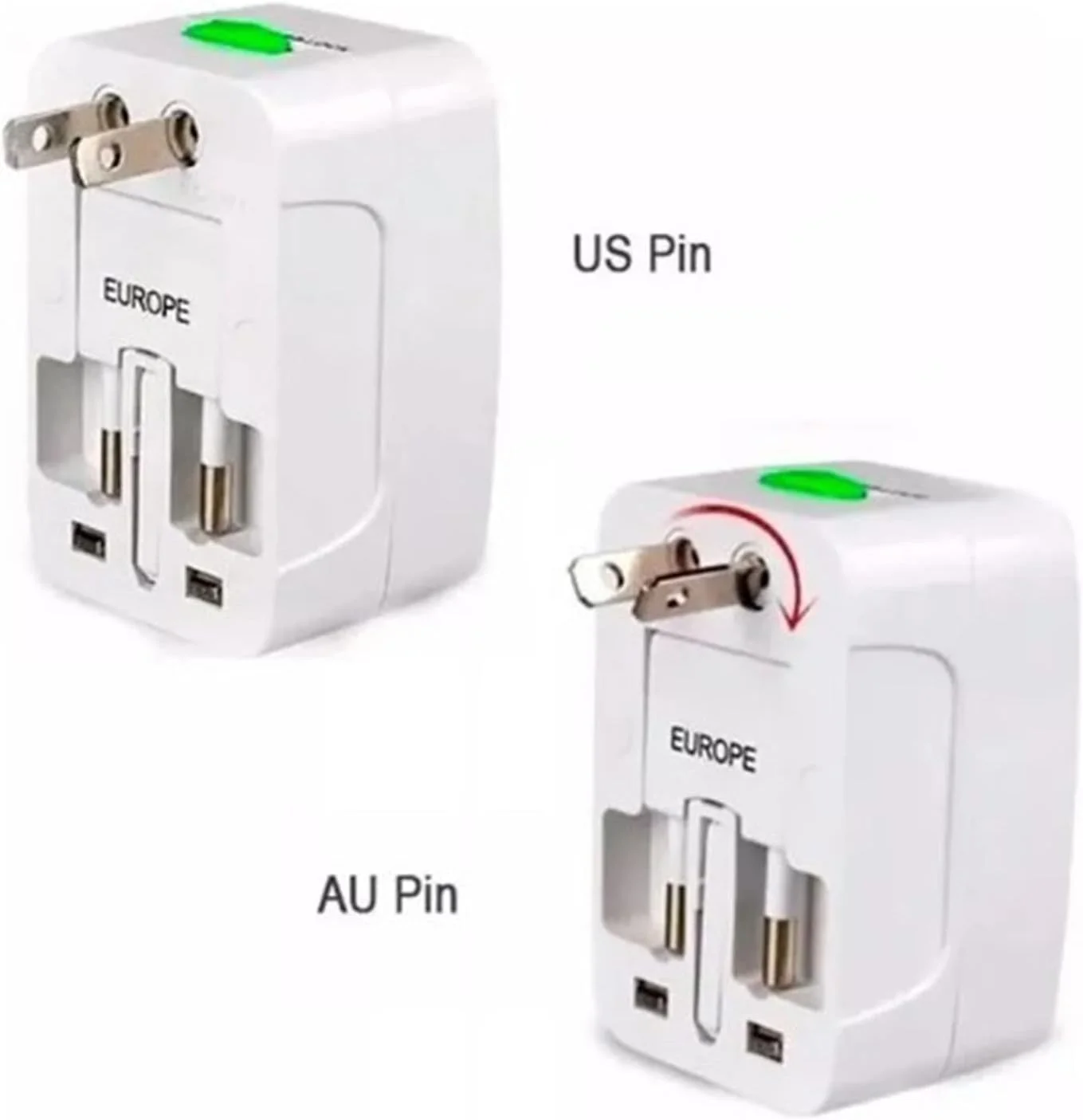 آداپتور برق جهانی، 10 آمپر 100-240 ولت، دوشاخه تبدیل برق استرالیا