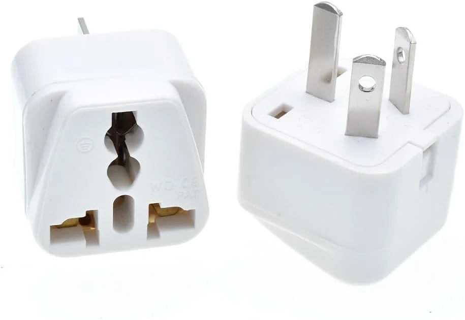 تبدیل دوشاخه یونیورسال به نوع I [بسته 3 عددی] – مناسب برای استرالیا، چین، نیوزیلند، آرژانتین و غیره