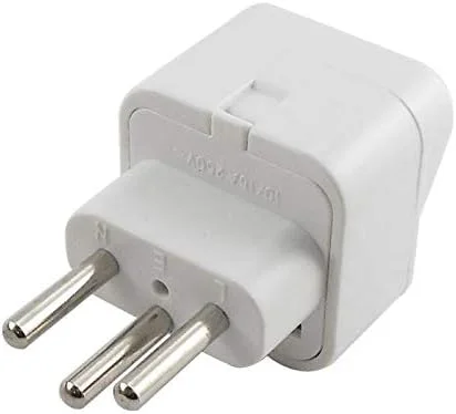 تبدیل دوشاخه جهانی UK/US/EU به دوشاخه برق سوئیسی