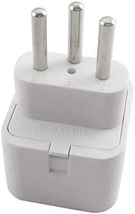 تبدیل دوشاخه جهانی UK/US/EU به دوشاخه برق سوئیسی