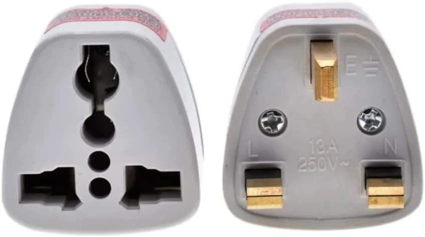 آداپتور برق جهانی برای امارات/عربستان سعودی/انگلستان/هنگ کنگ، آداپتور مسافرتی 3 پین، سوکت تبدیل برق برای ایالات متحده/استرالیا/ژاپن/چین - آداپتور جهانی