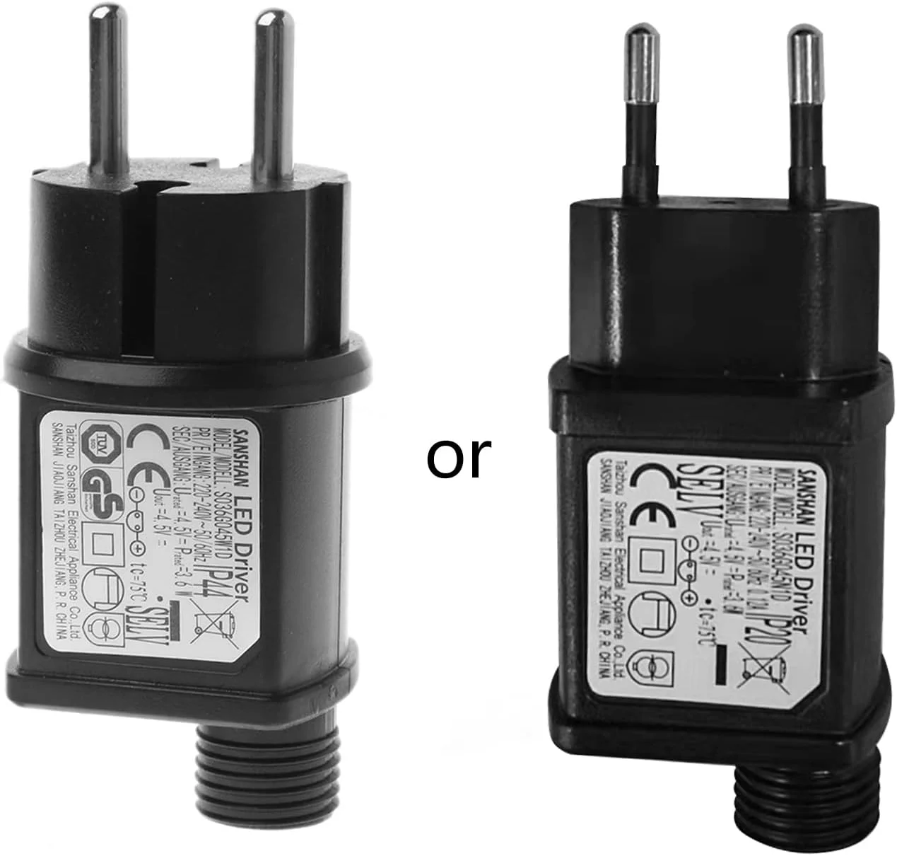 آداپتور برق AC به DC 4.5V 800mA دوشاخه جهانی EU US UK برای چراغ های LED، حذف کننده باتری و سایر دستگاه ها