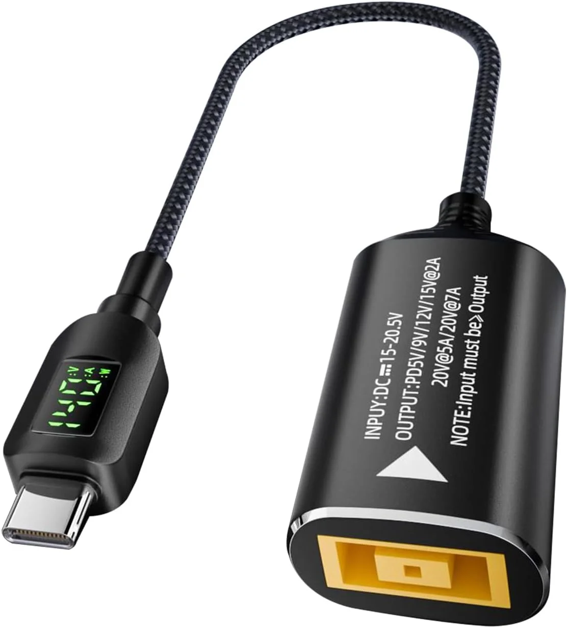 آداپتور DC به Type C، کانکتور شارژ 140 واتی - آداپتور پایدار PD برای دستگاه های الکترونیکی مسافرتی، لپ تاپ، تلفن همراه