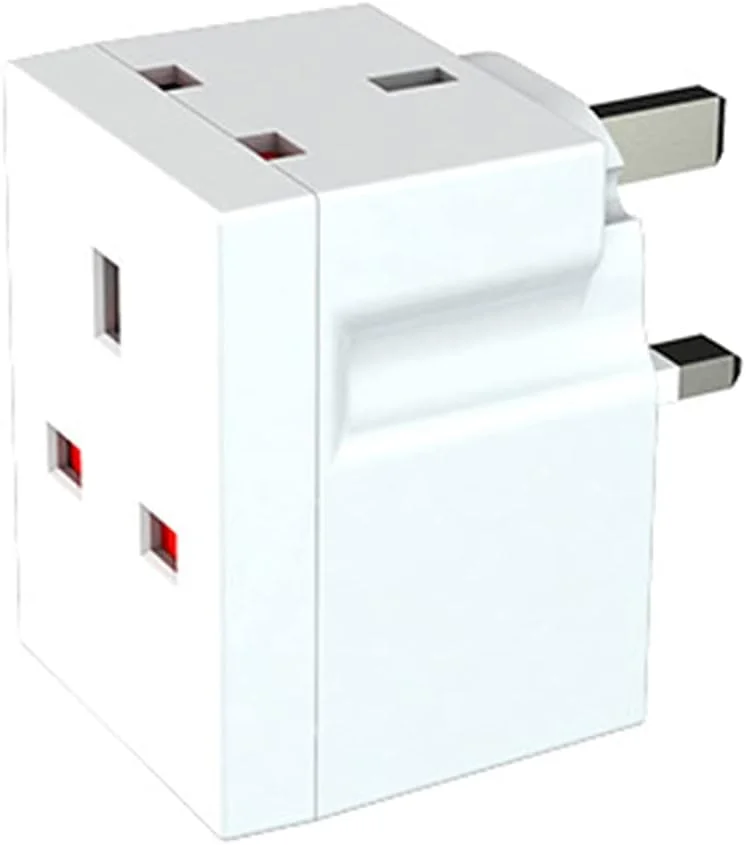 آداپتور سه راهی دوشاخه، تبدیل دوشاخه سه پین بریتانیا به چند شاخه، افزایش دهنده برق 250 ولت 13 آمپر