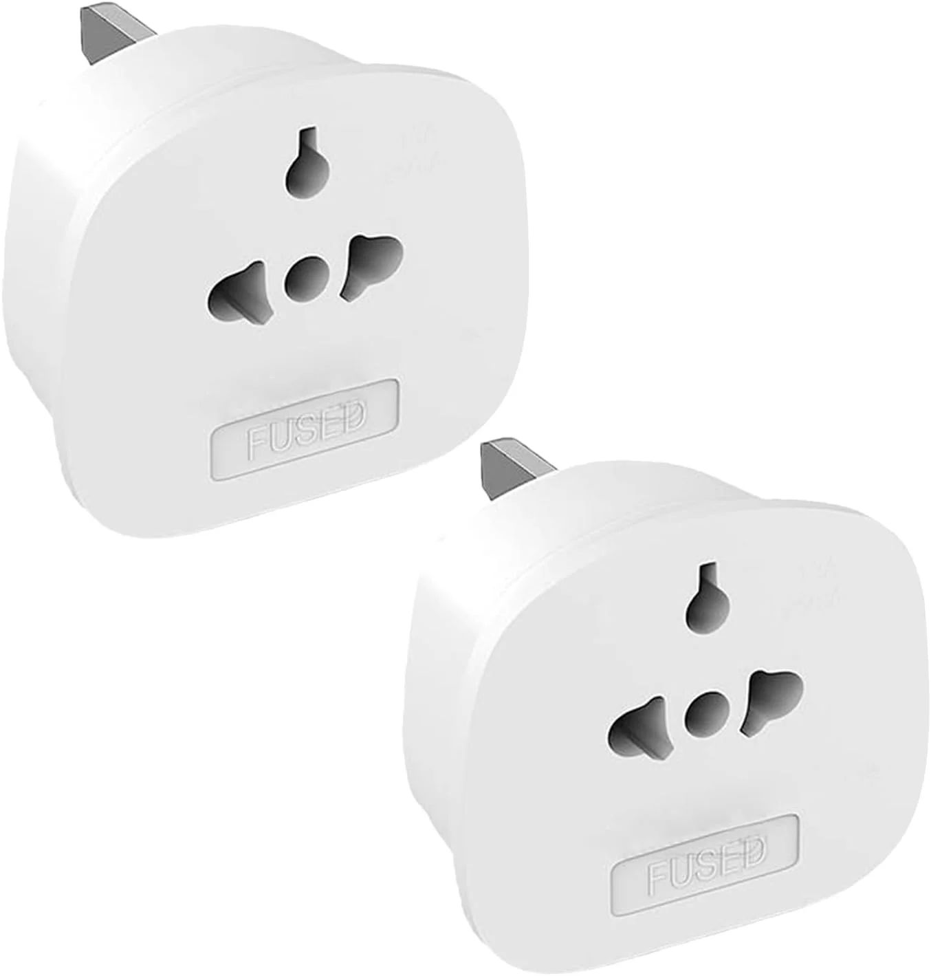 آداپتور دوشاخه مسافرتی - پریز کابل شارژ، سوکت تبدیل بین المللی استاندارد انگلستان با فیوز 13 آمپر برای تلفن های همراه، دوربین ها، لپ تاپ ها، مالزی، ویتنام