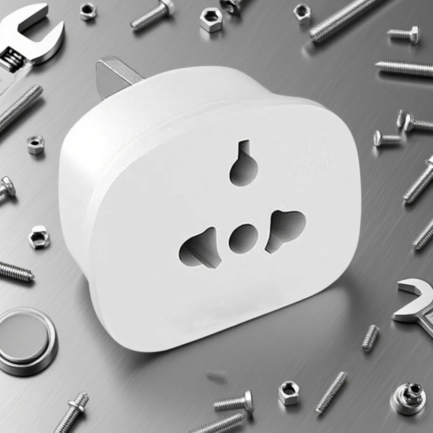 آداپتور دوشاخه مسافرتی - پریز دیواری، مبدل استاندارد بریتانیا با فیوز 13 آمپر برای دوربین، لپ تاپ و تلفن همراه، مناسب برای سنگاپور و ویتنام