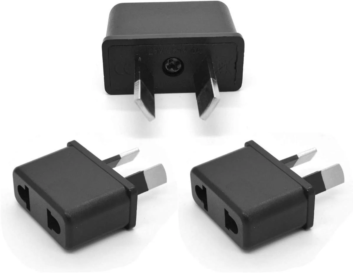 آداپتور دوشاخه مسافرتی جهانی به استرالیا/چین - بسته 3 عددی