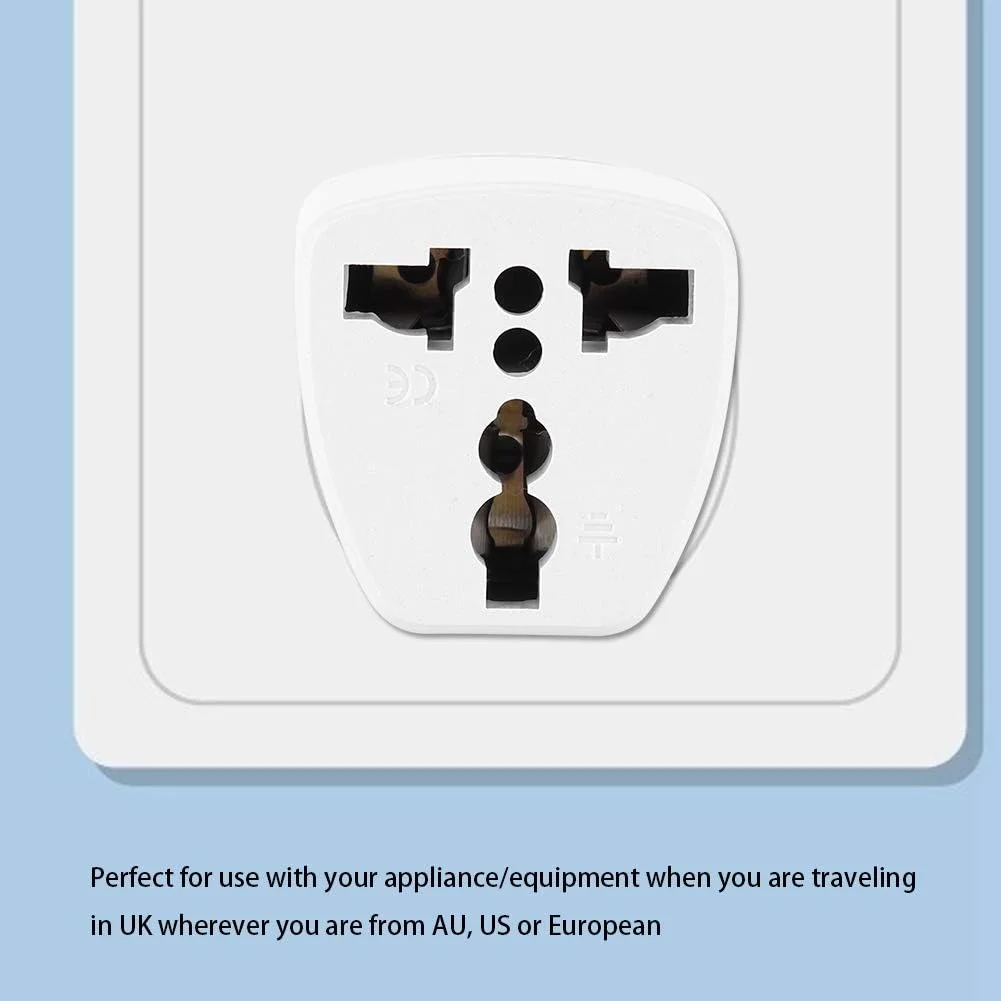 آداپتور مسافرتی، دوشاخه برق جهانی سبک وزن تلفن های همراه، تبدیل US/EU/AU به UK و هند