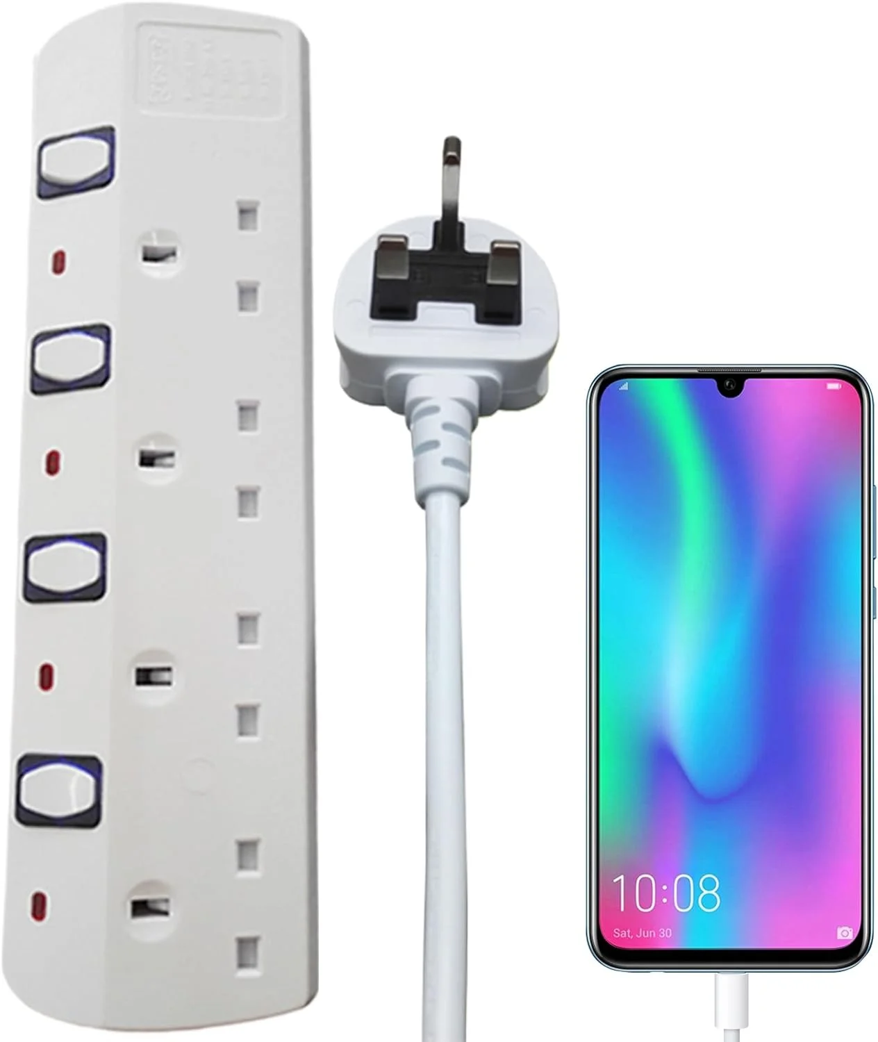 آداپتور مسافرتی - آداپتور دوشاخه بین المللی، شارژ جمع و جور با محافظت در برابر نوسانات با سوکت های چندگانه جهانی با سوئیچ های مستقل برای مسافران بین المللی