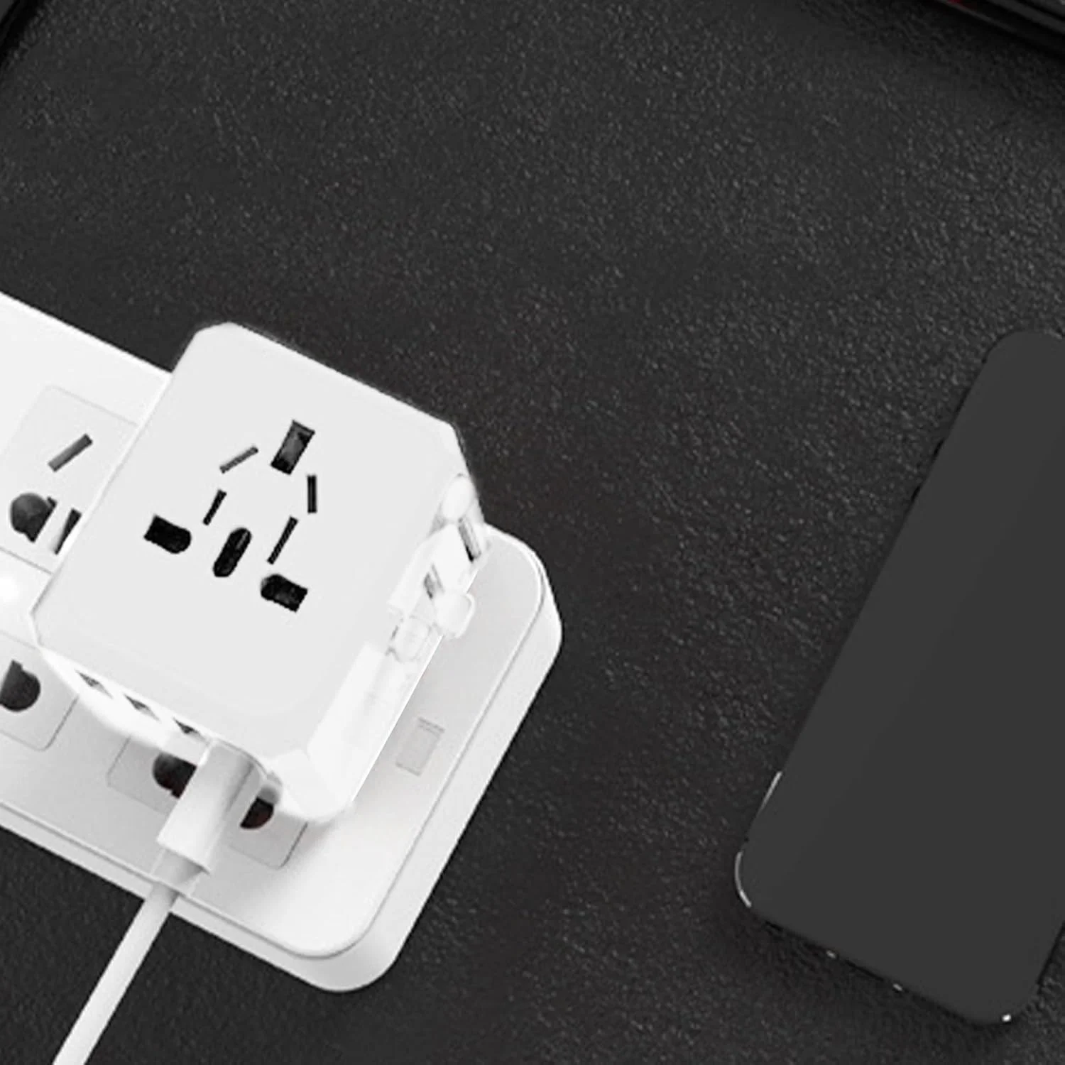 آداپتور مسافرتی | دوشاخه شارژر اروپایی - آداپتور بین المللی چند منظوره قابل حمل برای سفر به خارج از کشور، تحصیل در خارج از کشور، سفر کاری، کوله گردی، فرودگاه