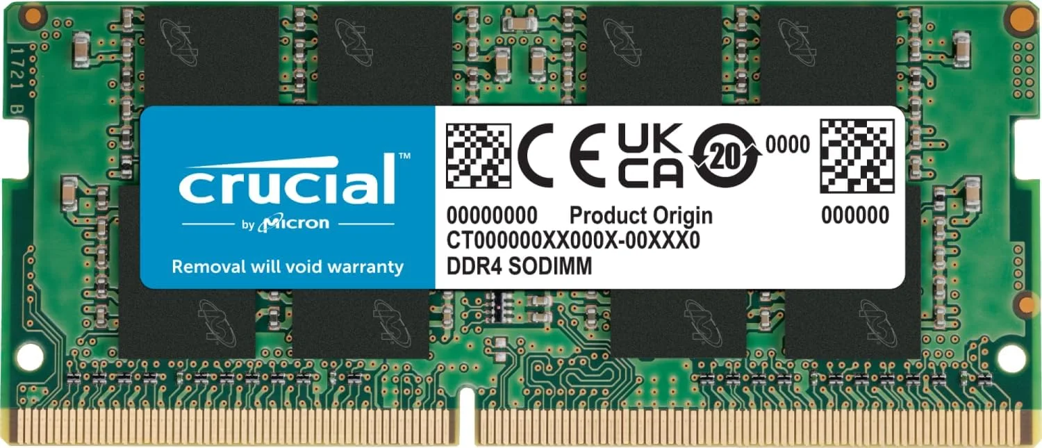 رم لپ تاپ کروشیال بیسیکس 16 گیگابایت DDR4 3200MT/s CL22 SODIMM 260-pin 1.2V رم لپ تاپ کروشیال بیسیکس 16 گیگابایت DDR4 3200MT/s CL22 SODIMM 260-pin 1.2V