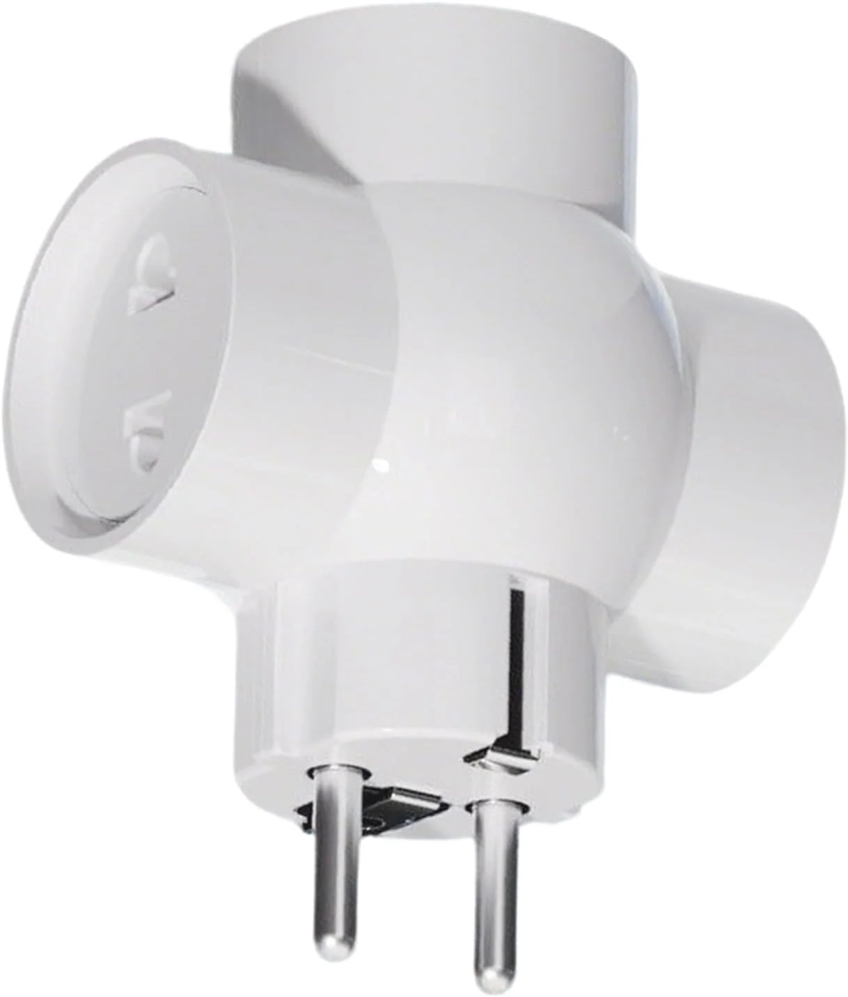 آداپتور مسافرتی - پریز کابل شارژ، آداپتور AC با 3 پریز سوکت 16 آمپر برای سفر به آلمان، اروپا و روسیه