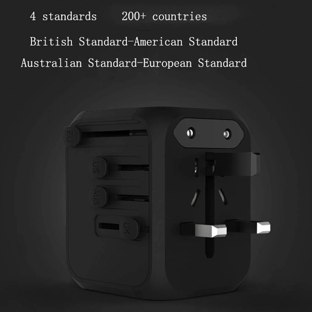 آداپتور مسافرتی جهانی PIAOLING، دوشاخه تبدیل Type-C، سوکت تبدیل شارژ بین المللی مسافرتی قابل حمل (رنگ: قرمز، اندازه: 2usb) آداپتور مسافرتی جهانی PIAOLING، دوشاخه تبدیل Type-C، سوکت تبدیل شارژ بین المللی مسافرتی قابل حمل (رنگ: قرمز، اندازه: 2usb)