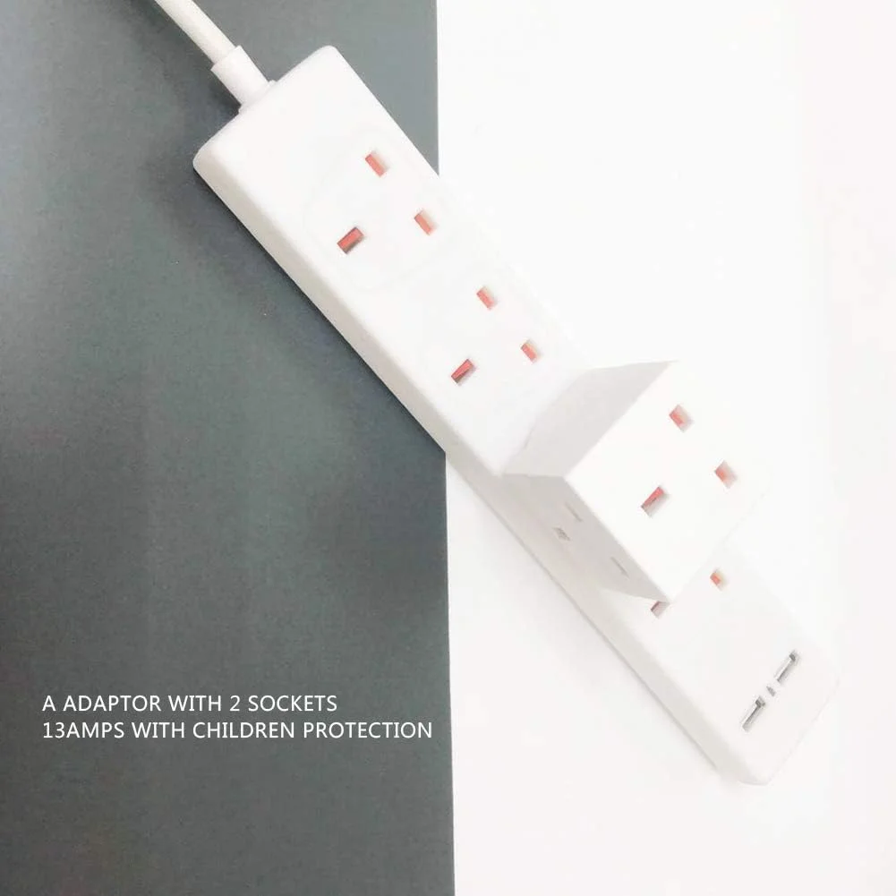 آداپتور سه راهی لومينوس، سه شاخه، افزايش دهنده پريز برق بريتانيا، آداپتور ديواری 13 آمپر برای لپ تاپ، کامپيوتر، تلويزيون، DVD و غيره (بسته 4 عددی) آداپتور سه راهی لومينوس، سه شاخه، افزايش دهنده پريز برق بريتانيا، آداپتور ديواری 13 آمپر برای لپ تاپ، کامپيوتر، تلويزيون، DVD و غيره (بسته 4 عددی)