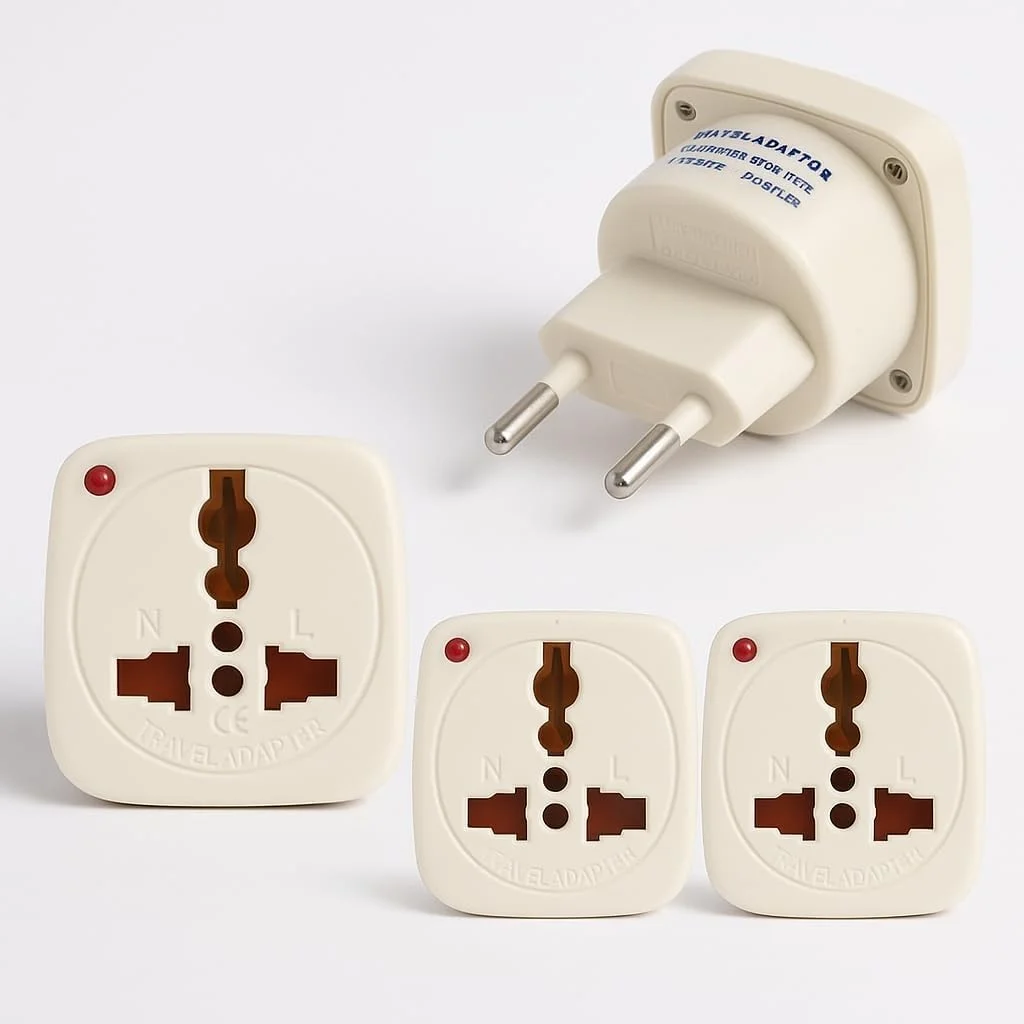 تبدیل دوشاخه نوع C به پریز جهانی LEDora مدل TL-12 بسته 3 عددی، آداپتور برق چند منظوره 220 ولت 10 آمپر - تبدیل دوشاخه بادوام و جمع و جور EU به پریز جهانی برای خانه، دفتر، هتل و مسافرت تبدیل دوشاخه نوع C به پریز جهانی LEDora مدل TL-12 بسته 3 عددی، آداپتور برق چند منظوره 220 ولت 10 آمپر - تبدیل دوشاخه بادوام و جمع و جور EU به پریز جهانی برای خانه، دفتر، هتل و مسافرت