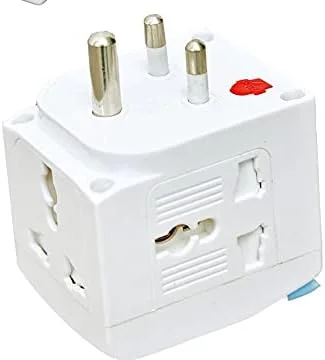 آداپتور مسافرتی یونیورسال سه راهی Hi-PLASST (یک عدد) با سه پریز (5 آمپر - 250 ولت) با کلید جداگانه، شاتر ایمنی، فیوز و نشانگر، آداپتور برق (یک عدد آداپتور) آداپتور مسافرتی یونیورسال سه راهی Hi-PLASST (یک عدد) با سه پریز (5 آمپر - 250 ولت) با کلید جداگانه، شاتر ایمنی، فیوز و نشانگر، آداپتور برق (یک عدد آداپتور)