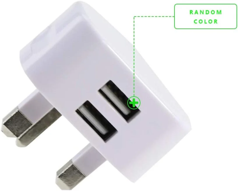 آداپتور شارژ مسافرتی قابل حمل DOKGRYD با دوشاخه جهانی و 2 پورت USB