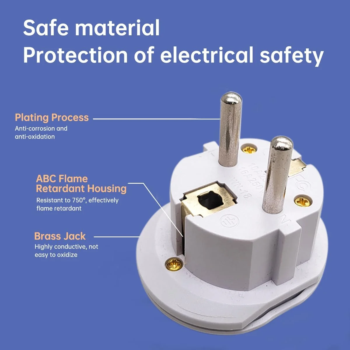 تبدیل دوشاخه [4 عددی]، امارات، آمریکا، اروپا، انگلیس، استرالیا، چین به پریز عربستان سعودی/اروپا/آلمان، آداپتور مسافرتی، آداپتور پریز جهانی برای سفر کاری، تعطیلات، هتل، فرودگاه برای تلفن همراه، لپ تاپ (سفید)