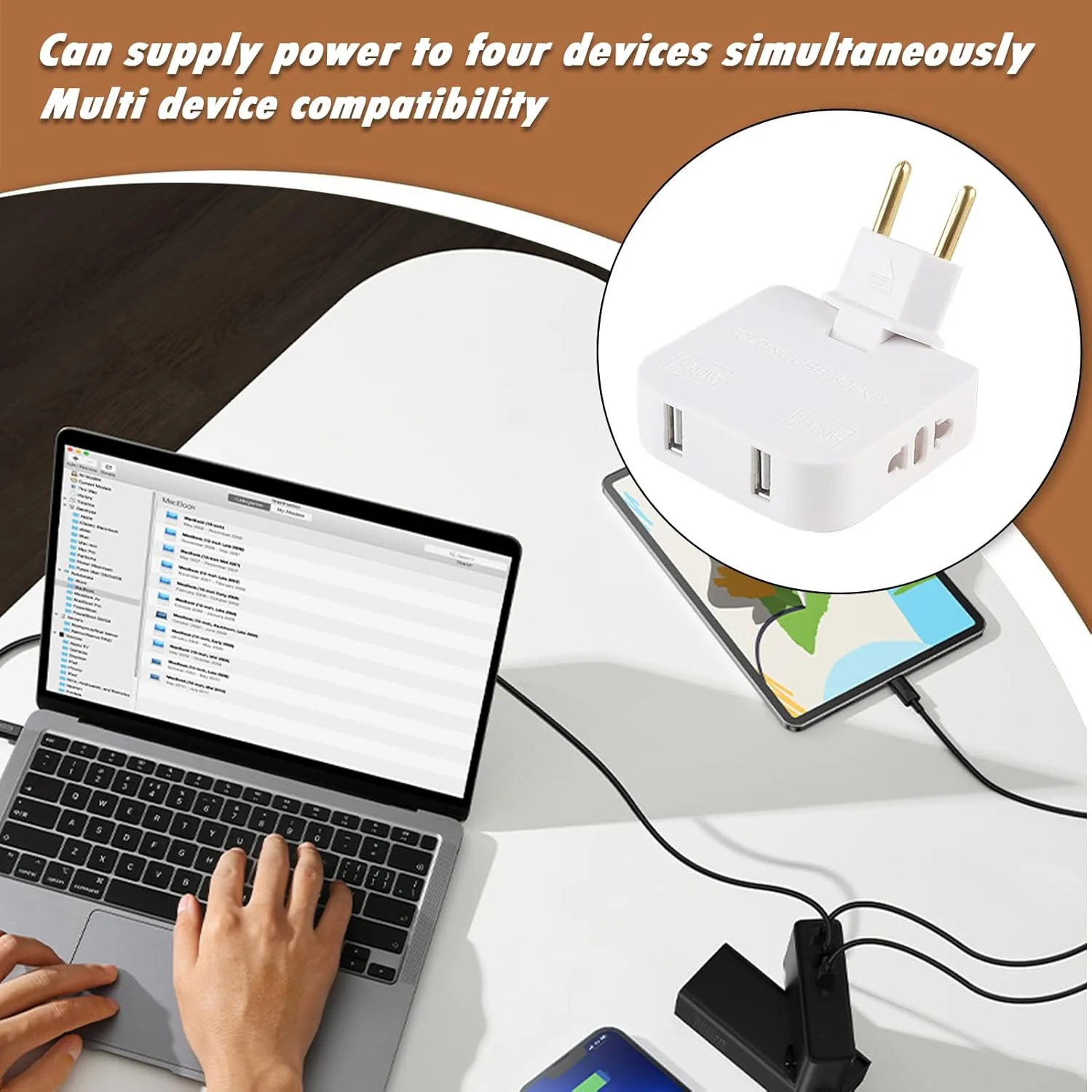 تبدیل دوشاخه، آداپتور دوشاخه اروپایی | مبدل چند منظوره قابل چرخش و قابل حمل برای کامپیوتر، سشوار، شارژ لوازم الکترونیکی، مسافران جهانی، تلفن و لوازم خانگی