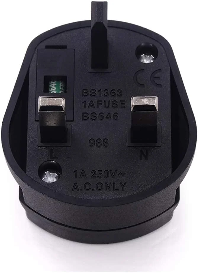 آداپتور تبدیل دوشاخه به سه شاخه مسافرتی برای ریش تراش، مسواک و لپ تاپ - یک عدد