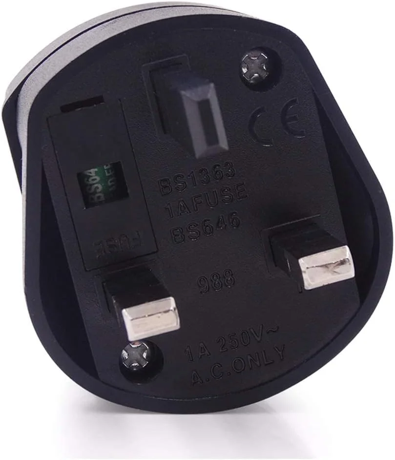 آداپتور تبدیل دوشاخه به سه شاخه مسافرتی برای ریش تراش، مسواک و لپ تاپ - یک عدد